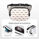 thumbnail image 5 of Balery Dachshund Dog Puppy Mochila Cinturón para Mujeres y Hombres, Bolsa de Cintura Impermeable de Doble Capa con Correa, 5 of 9
