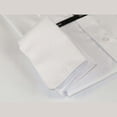 thumbnail image 5 of Mens Milani dress shirt cotton Blend easy wash long sleeves white French Cuffs, 5 of 6