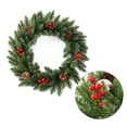thumbnail image 2 of Easy to Hang Christmas Pine Cones Wreath Built in Hanging String Instantly Brighten Up Your Home for the Holidays, 2 of 5