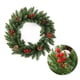 thumbnail image 2 of Corona navideña para puerta de entrada, ventana, guirnalda colgante, piña artificial, adornos para árbol de Navidad, decoración navideña 2024, 2 of 5