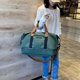 thumbnail image 4 of Bolsa De Lona Bolso de lona para equipaje de viaje, bandolera de fin de semana húmedo y seco de gran capacidad (verde), 4 of 5