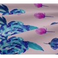 thumbnail image 5 of oneOone Viscose Jersey Fabric Flower & Leaves Watercolor Print Fabric By Yard 60 Inch Wide, 5 of 5