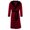 Red, variant on Dyfzdhu Robes for Men Plus Size Winter Bathrobe Shawl Lengthened Plush Long Robe Fuzzy Fleece Black