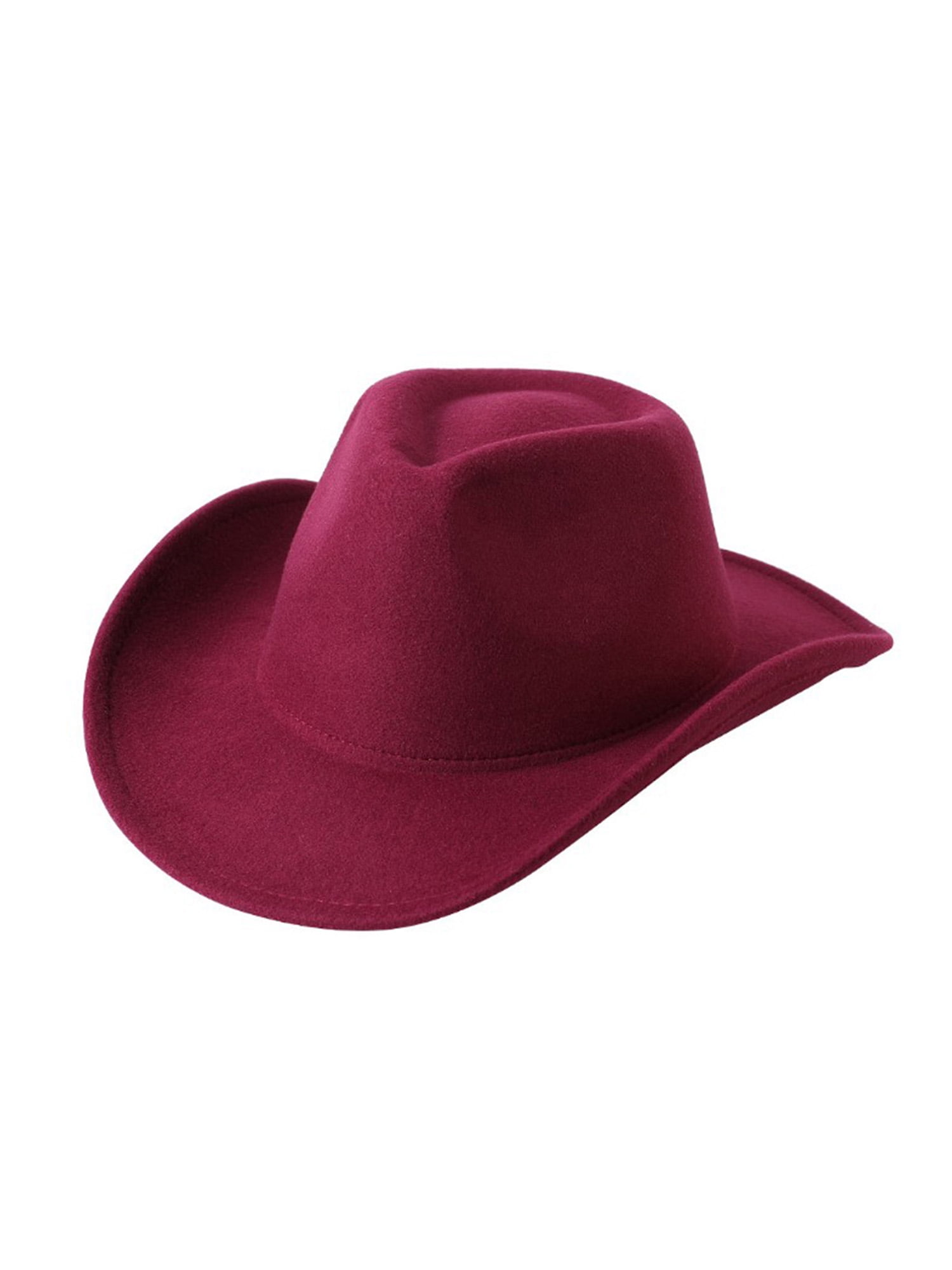 Nituyy Men Women Felt Cowboy Hat 
