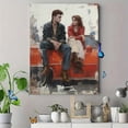 thumbnail image 4 of UXIEQU Young Romantic Couple Canvas Wall Art 15.75x11.81 Inches, 4 of 8
