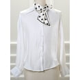 thumbnail image 4 of INSPIRE CHIC Bufanda Fina para Mujeres, Pañuelos de Twill, Pañuelo de Doble Cara, Blanco, 4 of 4