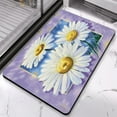thumbnail image 4 of Upgrade Your Bath Space Soft Superfine Fiber Flower Bath Rugs - Non Slip, Machine Washable, Perfect for Shower Room, 20x32 inch, 4 of 5