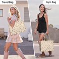 thumbnail image 6 of Large Capacity Tote Bag,Beige Sun Moon Star Constellation Pattern Handbag Fashion Luxury Tote Bag,15.7"x13"x 5.1" Inches,Laptop Compatible, 6 of 6