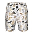 thumbnail image 3 of Salouo I Love Dogs Pattern Swim Trunks for Men,Men's Hawaiian Bathing Suit Swimsuits Quick Dry Swimming Board Shorts Beach Shorts with Pockets-XX-Large, 3 of 6