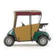 thumbnail image 1 of EZGO RXV Golf Cart PRO-TOURING Sunbrella Track Enclosure - Wheat, 1 of 2