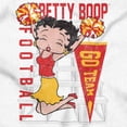 thumbnail image 2 of Betty Boop Football Cheerleader Women's Plus Size Graphic Tee Brisco Brands 5X, 2 of 6