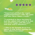 thumbnail image 5 of VegLife B12 + Folic Acid 1000mcg | Energy Metabolism, Heart & Cellular Health Support | Orange Flavor, Vegan, No Sugar | 100 Lozenges, 5 of 6