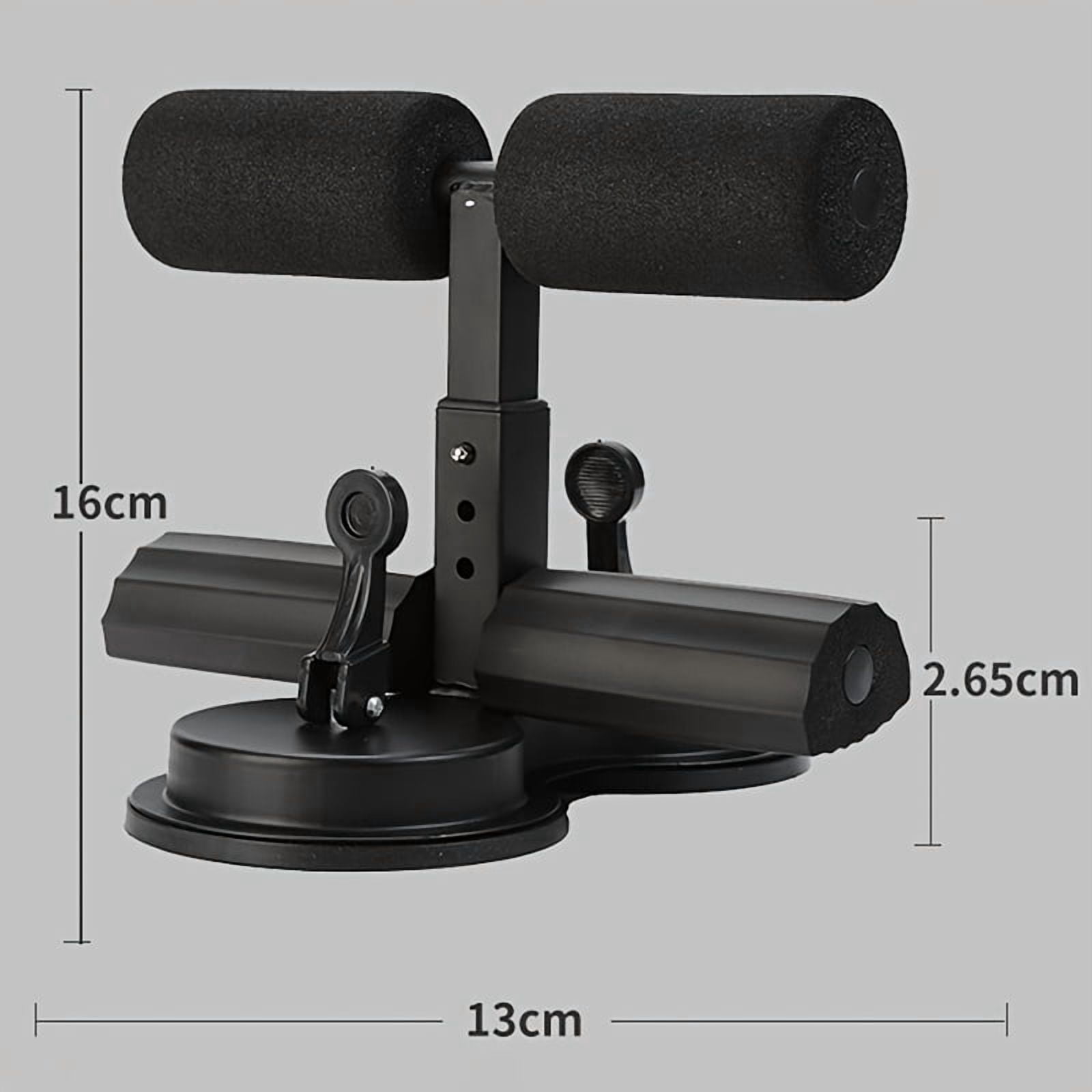 Professional Tibial Trainer Sit Up Bar Floor Version Portable Fitness Equipment Strong Suction Cups Adjustable Foot Fixer Massage Roller Home Exercise