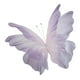 thumbnail image 4 of Decoración de boda Gloria mariposas artificiales de hilo 65x50cm color Violeta, 4 of 9