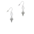 thumbnail image 2 of Delight Jewelry Silvertone Ice Cream Cone Silvertone Leaf French Earrings, 2 of 5