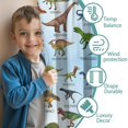 thumbnail image 3 of Blackout Kids Curtains,Colorful Dinosaurs Names Labels Pattern Childrens Insulated Curtains Set Of 2,Bedroom Essentials,Toddler Room Decor 42"x54", 3 of 5