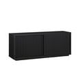 thumbnail image 3 of Beautiful Fluted TV Stand for TV’s up to 70” by Drew Barrymore, Rich Black Finish, 3 of 13