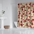 thumbnail image 2 of Multicolor Christmas Floral Pattern Shower Curtain 72"x84" ,Bathroom Decorative Shower Curtains Set with 12 Hooks,Modern Waterproof Washable Shower Curtain, 2 of 6