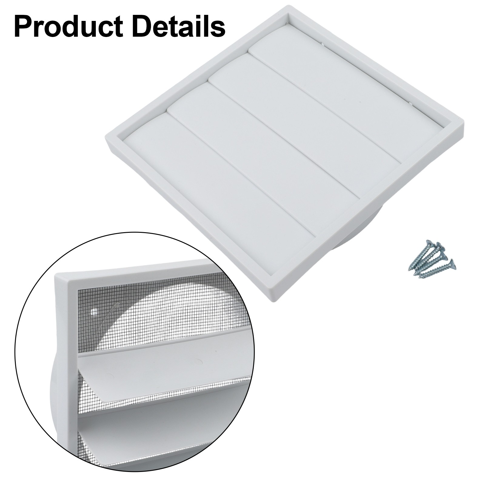 Ventilation Duct Exhaust Cover Cooker Hood With Pest Protection Ventilation Slot Cover Exhaust Duct Cover For Tumble Dryer Vent