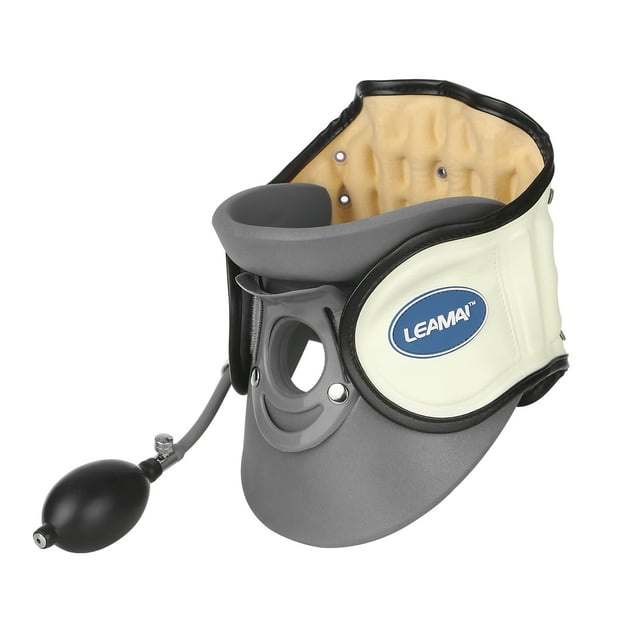 Dispositivo de tracción del cuello del cuello cervical médico Inflable Estirador del cuello del ner LEAMAI Collar cervical