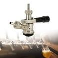 thumbnail image 3 of Kegs Couplers Draft Beer Dispensing Head Kegs Tap Dispenser Beer Kegerator Tap Beer Barbs Connectors Stainless Steel Texture, 3 of 9