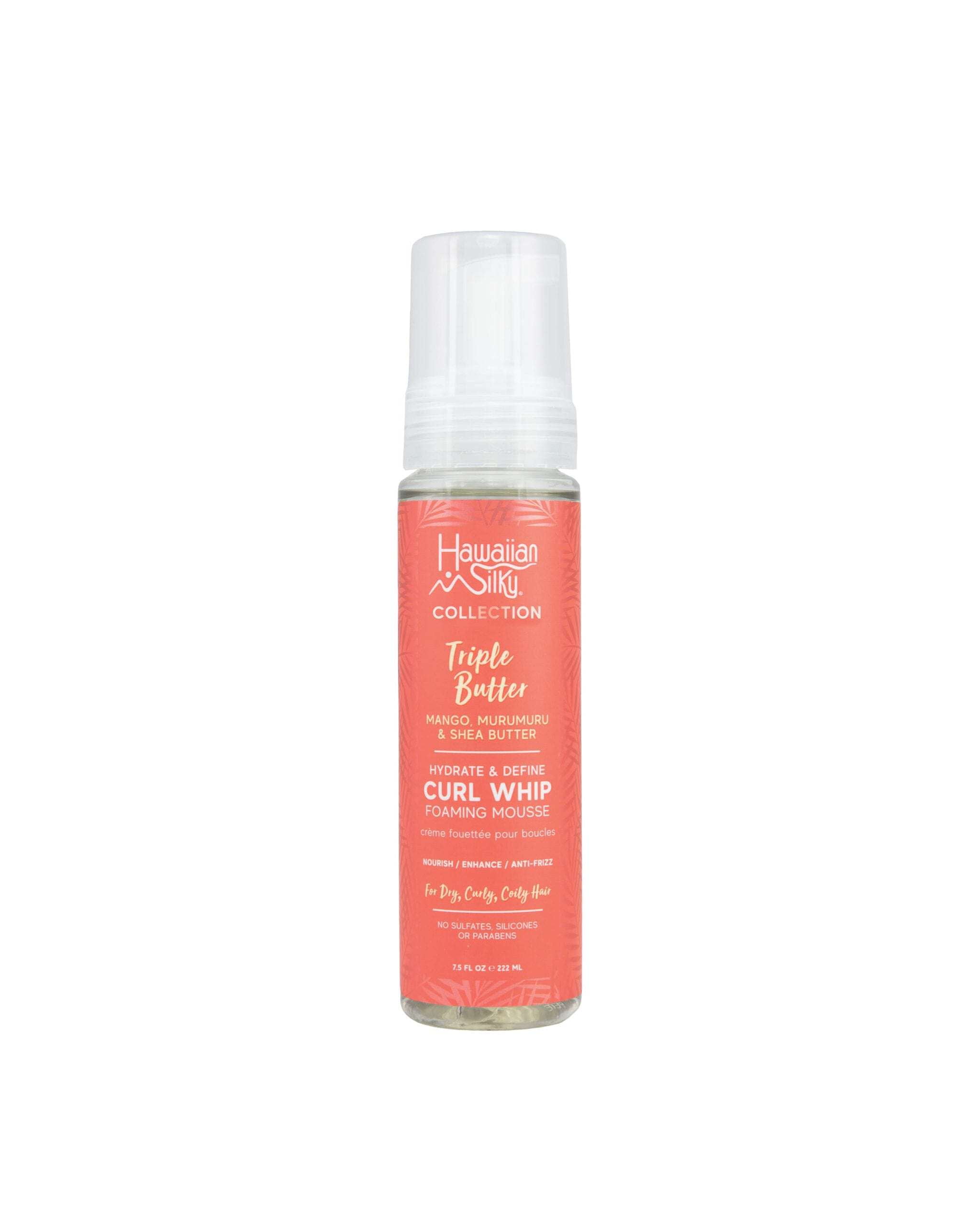 HAWAIIAN SILKY Triple Butter Hydrate & Define Curl Whip Foaming Mousse(7.5oz) HAWAIIAN SILKY Triple Butter Hydrate & Define Curl Whip Foaming Mousse(7.5oz)