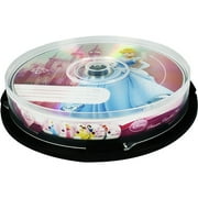 Disney Princess Blank 10-Pack DVD-R Discs