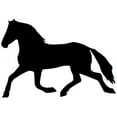 thumbnail image 2 of Horse Silhouette Wall Decal Sticker, Wallmonkeys Peel & Stick Vinyl Graphic (24 in W x 17 in H, 2 of 4
