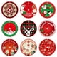 thumbnail image 2 of Falda de árbol de Navidad de dibujos animados, conjunto de Base envolvente para manualidades, adornos navideños para el hogar, 90CM, 2023, 2 of 4