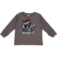 thumbnail image 3 of Inktastic Knights Boys or Girls Long Sleeve Toddler T-Shirt, 3 of 5