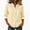Yellow, variant on Noric Women's Striped Shirt Long Sleeve Button Down Lapel Collar Loose Fit Casual Office Business Tops