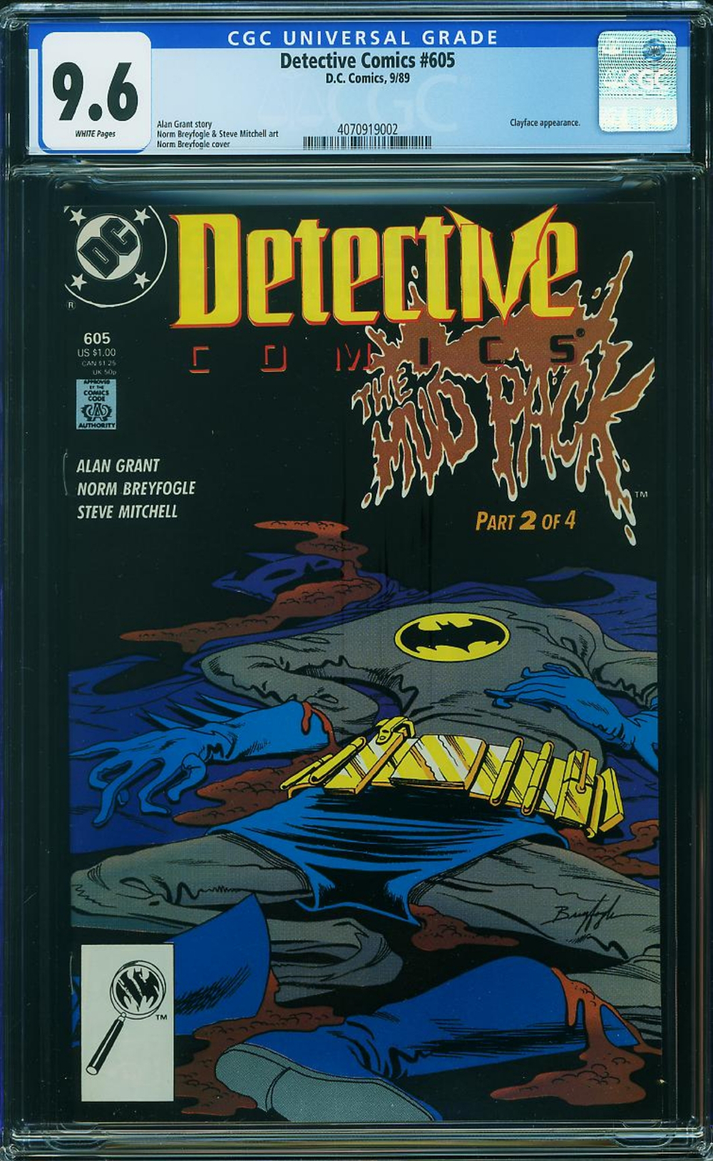 Cover of Detective Comics #605