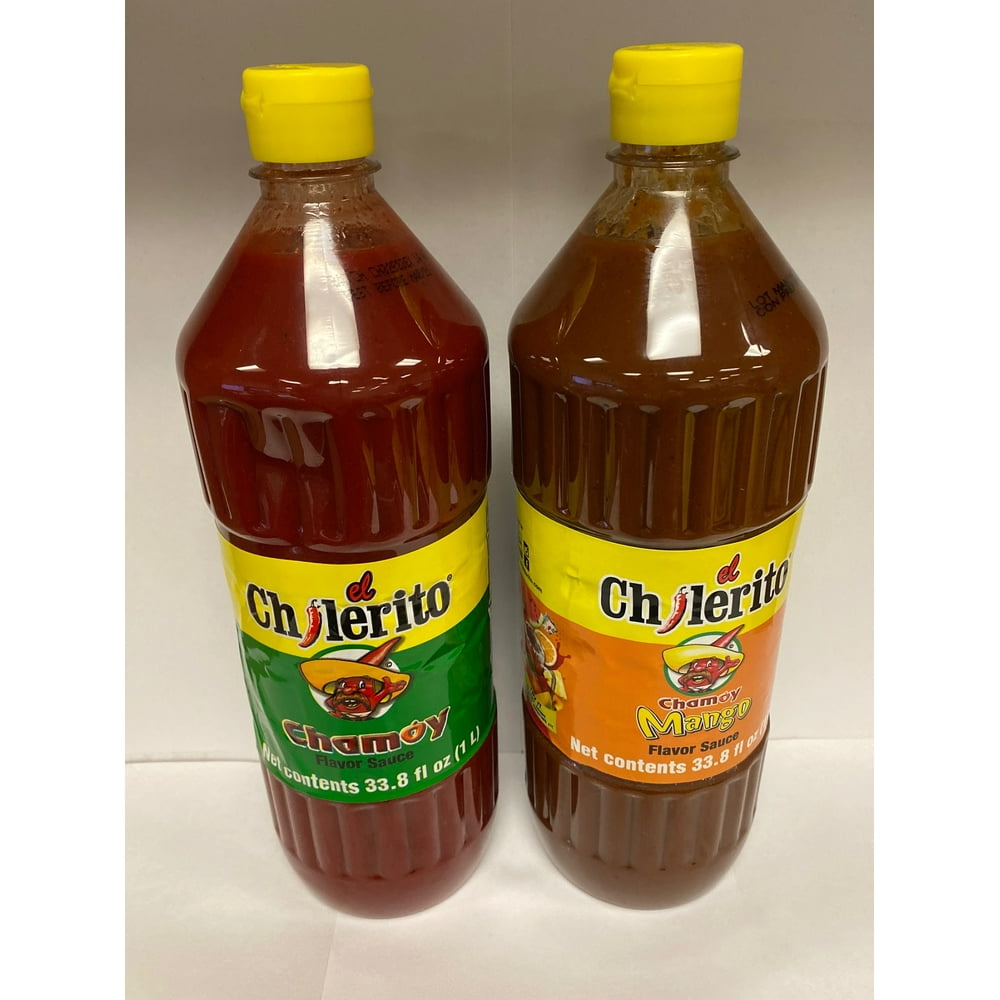 El Chilerito Chamoy Regular and Mango 2 Bottle Bundle