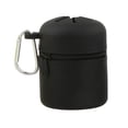 thumbnail image 3 of Colaxi Fly Fishing Box Fly Box Portable Waste Container with Carabiner Container Organizer for Park Camping Picnic Riverside Outdoor black, 3 of 8