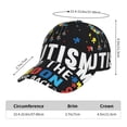 thumbnail image 2 of Fotbe I Love With Autism To The Moon And Back Gorro Clásico de Béisbol, Gorra Ajustable con Broche Snapback, Gorro de Exterior de Algodón Suave, 2 of 6