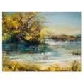 thumbnail image 2 of Arbres au Bord du Lac - Toile Imprimée d'Art de Paysage, 2 of 3