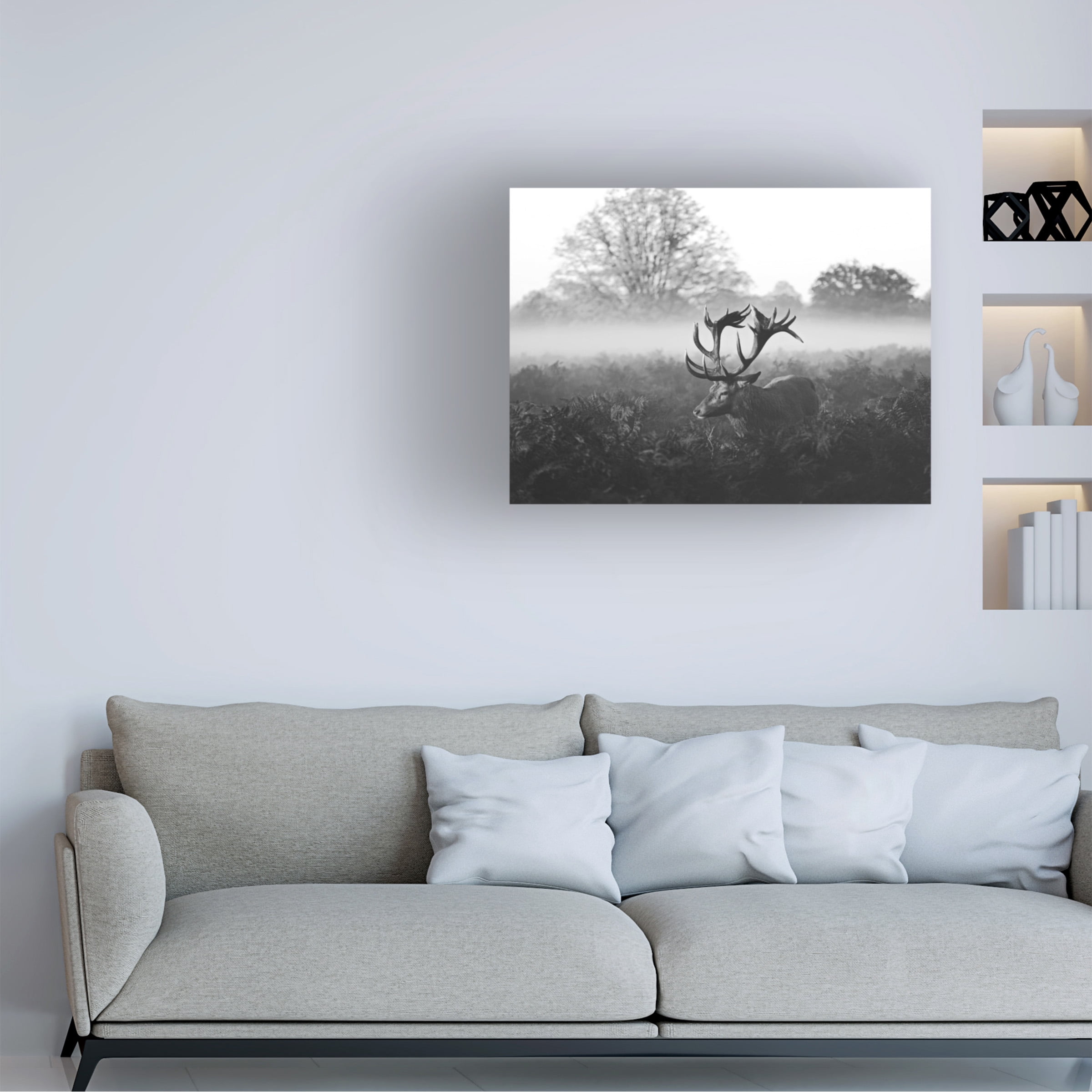 Robert Fabrowski 'Elk Stare' Canvas Art