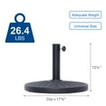 thumbnail image 6 of Ultrashades 26.5 lbs. Patio Umbrella Base,  Mareket Umbrella Base for Yard Garden Poolside in Black, 6 of 10