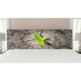thumbnail image 1 of Tree of Life Headboard, Dried Earth with Last Bush Saving Planet Symbolic Image Hope Nature Home, Upholstered Decorative Metal Bed Headboard with Memory Foam, King Size, Brown Green, by Ambesonne, 1 of 4