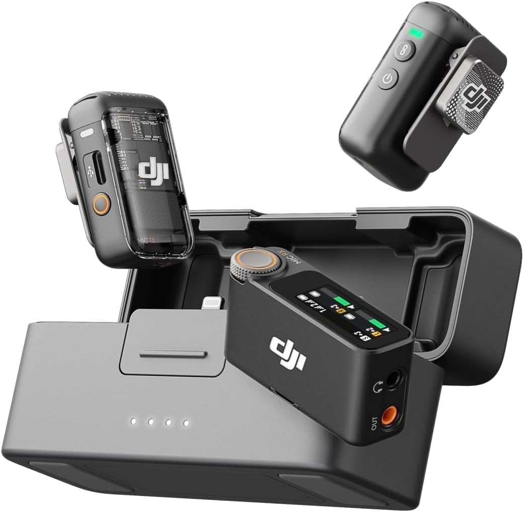 DJI Mic 2 - Wireless Vlogging Recording Video Microphone System 