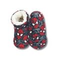 thumbnail image 2 of Pantuflas de Spider-Man para niños pequeños Zapatillas de bota difusa para niños Fam Together Slippers, 2 of 5