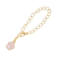 thumbnail image 5 of Encanto de Cadena de Taza de Huellas de Animal 1 Pc Rosa Aleación, 5 of 5