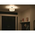 thumbnail image 2 of 43675BK Kichler Lighting Shailene - 3 light Semi-Flush Mount - 14 inches wide-Black Finish, 2 of 9