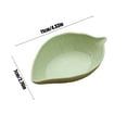 thumbnail image 3 of Taotanxi 1 Pcs Leaf Shape Sauce Dish,Small Dipping Bowls Appetizer Plates Wheat Straw Soy Sauce Dishes Multicolor Plastic Saucers Bowl Dinnerware Set for Vinegar/Salad Soy Sauce/Wasabi/Chili Oil, 3 of 6