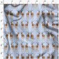 thumbnail image 3 of Soimoi Rayon Fabric Deer Animal Print Fabric by Yard 42 Inch Wide, 3 of 5