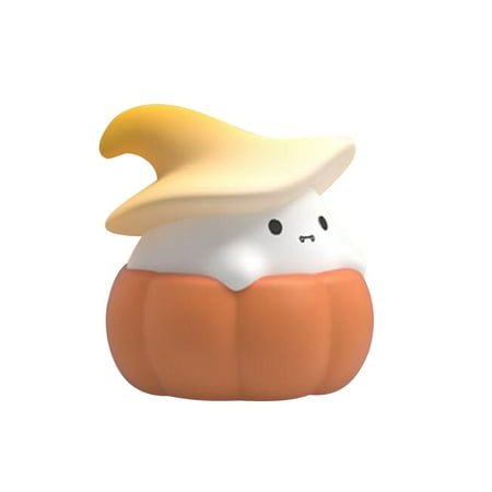 

2025 Upgraded Ghost Pumpkin Nightlight Halloween Patting Light USB Charging Three Speed Adjustable Decoration Clearance Sale