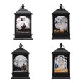 thumbnail image 6 of Halloween LED Lighted Fireplace Decor, Castle Night Light for Spooky Home Party Decorations, Glowing Tabletop Ornament for Fall Seasonal Indoor Display, 1Pack black, 6 of 6