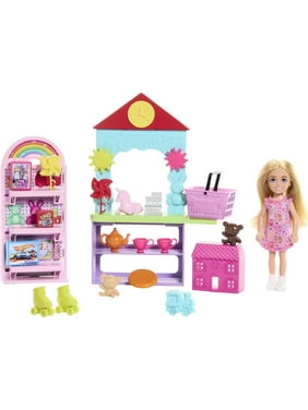 Barbie Chelsea Can Be... Toy Store Playset with Small Blonde Doll, Shop Furniture & 15 Accessories