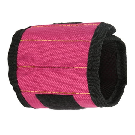 

Wristband Tool Holder Fine Workmanship Simple Operation For Holding Screws For Nails Rose Red