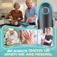 thumbnail image 2 of Electric Can Opener, One Touch Automatic Can Opener, Smooth Edge Food Safe Handheld Can Openers Electric for Kitchen, Kitchen Gadgets Battery Operate, 2 of 7